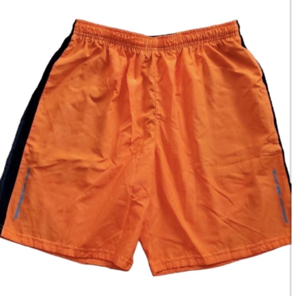 Tek Gear Mens Performance Thin Orange Running Shorts Size Medium‎
